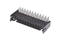 df11-24dp-2ds24 Hirose DF11 Series Right Angle Through Hole PCB Header, 24 Contact(s), 2 mm Pitch, 2 Row, Shrouded