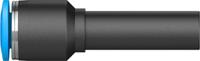 qs-8h-6-50 Festo QS Series Reducer Nipple, Push In 8 mm to Push In 6 mm, Tube-to-Tube Connection Style, 130696
