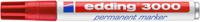 4-3000002 Edding Broad Tip Red Marker Pen