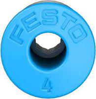 qsm-m5-4-i Festo QS Series Straight Threaded Adaptor, M5 Male to Push In 4 mm, Threaded-to-Tube Connection Style, 153315