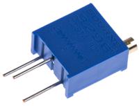 3296y-1-202lf 2kΩ, Through Hole Trimmer Potentiometer 0.5W Top Adjust Bourns, 3296