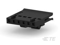 487526-5 TE Connectivity, FFC Female PCB Connector Housing, 2.54mm Pitch, 6 Way, 1 Row