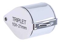 342-9375 RS PRO Magnifier, 10X x Magnification, 21mm Diameter