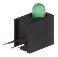 l-710a8ew1gd Kingbright L-710A8EW/1GD, Green Right Angle PCB LED Indicator, Through Hole 2.5 V