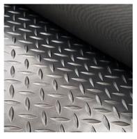 221-7911 RS PRO Black Anti-Slip Flooring Rubber Roll 10m x 1.5m x 3mm