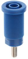 seb-6445-ni-bl Schutzinger Blue Female Banana Socket, 4 mm Connector, Screw Termination, 32A, 1000V, Nickel Plating
