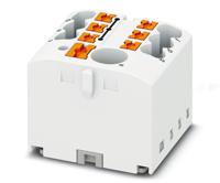 3273342 Phoenix Contact Distribution Block, 7 Way, 4mm², 24A, 450 V, White