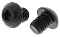 822-9139 RS PRO Black, Self-Colour Steel Hex Socket Button Screw, ISO 7380, M8 x 10mm