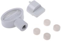 6321613-r Scame, DOMINO IP44 Blue Wall Mount 2P + E RCD Industrial Power Connector Socket, Rated At 16A, 230 V