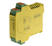 2900510 Phoenix Contact PSRclassic PSR-SPP-24UC/ESAM4/3X1/1X2/B Emergency Stop Safety Relay, 24V ac/dc, Dual-Channel, 3 Safety