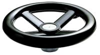 161-2019 RS PRO Black Phenoplast, Vegetal Fibre Reinforced Hand Wheel, 120mm diameter