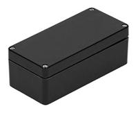 918-8749 RS PRO Black PET Enclosure, IP66, Black Lid, 110 x 75 x 55mm