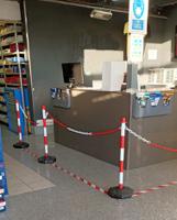 284-3485 RS PRO Red/White ABS Chain Barrier