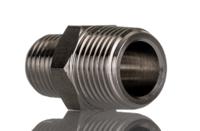 176-2183 RS PRO Stainless Steel Pipe Fitting, Straight Nipple Joint, Male R 1/4in x Male R 3/8in