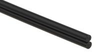164-4255 RS PRO Simplex Fibre Optic Cable, 980μm, Black, 20m