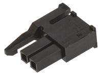 2029047-2 TE Connectivity, Micro MATE-N-LOK Female Connector Housing, 3mm Pitch, 2 Way, 1 Row