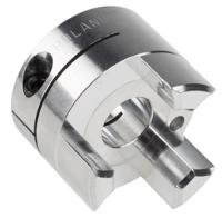 mjc57-20-a Ruland Jaw Coupling, 57mm Outside Diameter, 20mm Bore, 80mm Length Coupler