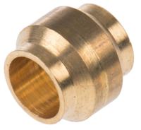 0124-04-00 Legris Brass Pipe Fitting, Straight Compression Compression Olive, Female to Female 4mm