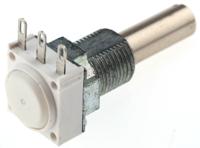 p11s1v0flsy00502kl Vishay P11S 5kΩ Rotary Potentiometer 1-Gang Panel Mount, P11S1V0FLSY00502KL