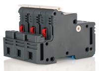 df143c Schneider Electric 50A Rail Mount Fuse Holder for 14 x 51mm Fuse, 3P, 690V ac