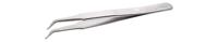 09sm111sa1 ideal-tek 120 mm, Stainless Steel, Grooved, Tweezers