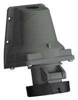2cma101231r1000 Amphenol Industrial, 2CMA1 IP67 Black Wall Mount 3P+N+E Industrial Power Socket, Rated At 16A, 500 V
