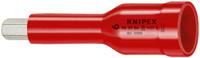 98-39-08 Knipex 3/8 in Drive 3/8in Insulated Standard Socket, Hexagonal Socket Screws, 8mm, VDE/1000V, 75 mm Overall Length