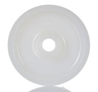 4022 LAG White Polyamide Hygienic, Low Rolling Resistance, Non-Marking Trolley Wheel, 175kg