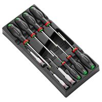 modat6 Facom Precision & Standard Screwdriver Set, 10-Piece