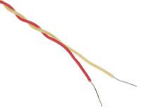 814-0030 RS PRO Type K Thermocouple Cable/Wire, 25m, Unscreened, PFA Insulation, +260°C Max, 1/0.2mm