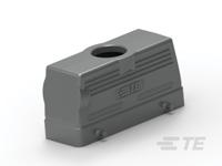 t1220240132-000 TE Connectivity HDC Heavy Duty Power Connector Hood, M32 Thread, Side Entry, Top Entry