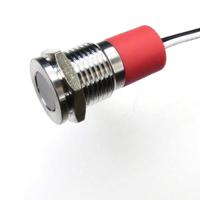 pl12sl065 CML Innovative Technologies PL12SL Series White Panel LED, 110V, 12mm Mounting Hole Size, Lead Wires Termination, IP67