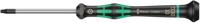 05118050001 Wera Tamperproof Torx Precision Screwdriver, T10 Tip, 60 mm Blade, 157 mm Overall