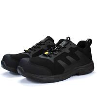 rs710004 RS PRO Women's Black Fibreglass Toe Capped Safety Trainers, UK 4, EU 37
