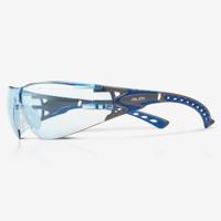 rly00393 Riley STREAM EVO ECO Anti-Mist UV Safety Glasses, Blue Polycarbonate Lens, Vented