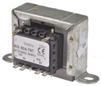 504-767 RS PRO 6VA 2 Output Chassis Mounting Transformer, 6V ac, IEC 61558-2-6