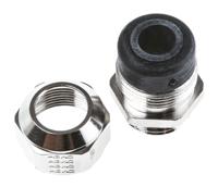 a100009 SES Sterling A1 Series Metallic Nickel Plated Brass Cable Gland, PG9 Thread, 6mm min., 10.5mm max., IP68