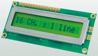 161a-ba-bc Displaytech 161A-BA-BC Alphanumeric LCD Display, Yellow on Green, 1 Row by 16 Characters, Reflective