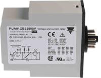 pua01cb23500v Carlo Gavazzi Current, Voltage Monitoring Relay, SPDT, 0.4 → 500 V ac, 2 → 500V dc, DIN Rail