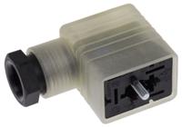 935980257-rs-gml-209-nj-led-120-vr-ye-schwarz Hirschmann GML 2P+E DIN 43650 B, Female Solenoid Valve Connector with Indicator Light, 120 V ac/dc Voltage