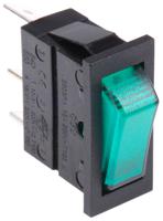 c5503aanaf Arcolectric (Bulgin) Ltd Illuminated SPST, On-Off Rocker Switch Panel Mount