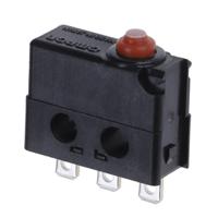 d2jw-011 Omron Pin Plunger Micro Switch, Solder Terminal, 100 mA @ 30 V dc, SPDT, IP67