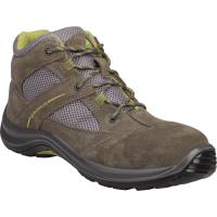 viragspnr45 Delta Plus VIRAGE Black, Red Composite Toe Capped Unisex Safety Boots, UK 10.5, EU 45