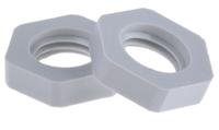 g4312010 SIB Grey Fibreglass PA Cable Gland Locknut, M12 Thread