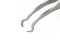32bsa Weller 115 mm, Stainless Steel, Rounded, Tweezers