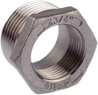 499-3546 RS PRO Stainless Steel Pipe Fitting Hexagon Bush, Male R 1in x Female G 3/4in