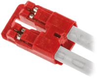 df61-2s-22c11 Hirose DF61 Series Right Angle Cable Mount Housing, 2-Contact, 1-Row, 2.2mm Pitch, Crimp Termination