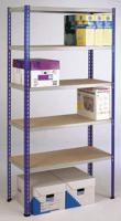 389-7548 RS PRO Grey 1 Shelf Steel Easi-Rack Shelf Set, 18mm x 900mm, 450mm, 320kg Load