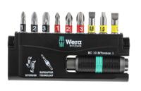 05056374001 Wera Driver Bit Set 10 Pieces, Hexagon, Phillips, Pozidriv, Slotted