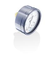 mat3-f20b22 Bourdon G 1/4 Analogue Pressure Gauge 10bar Back Entry 63mm Outside Diameter